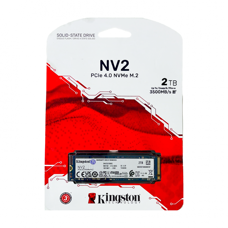 SSD M2 NVME 2Tb NV2 Kingston	