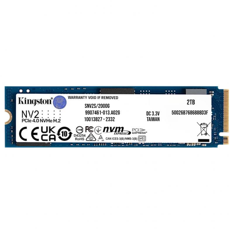 SSD M2 NVME 2Tb NV2 Kingston	