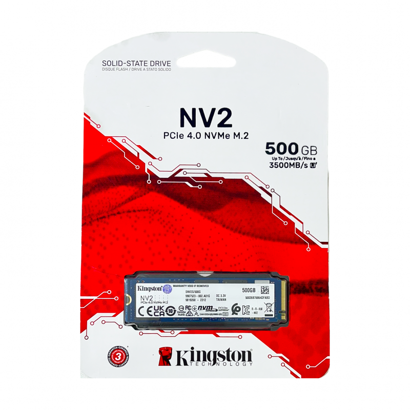 SSD M2 NVME 500Gb NV2 Kingston 