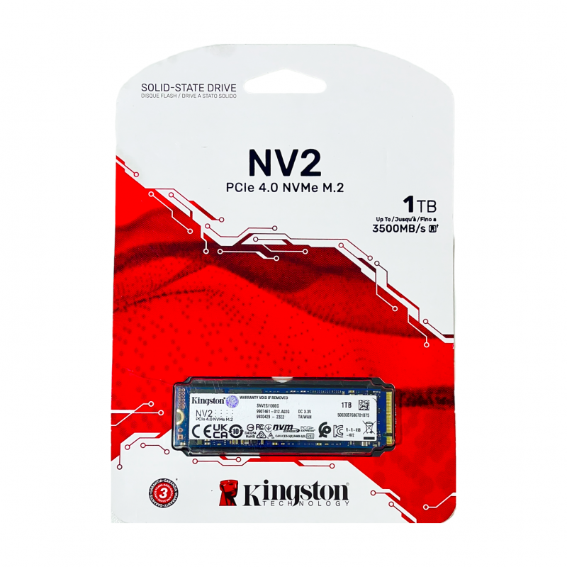 SSD M2 NVME 1Tb NV2 Kingston 