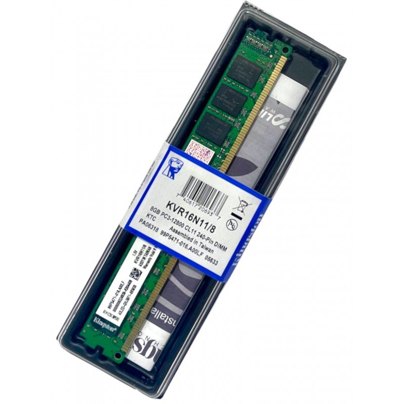 Memória PC DDR3 8Gb 1600MHz Kingston	