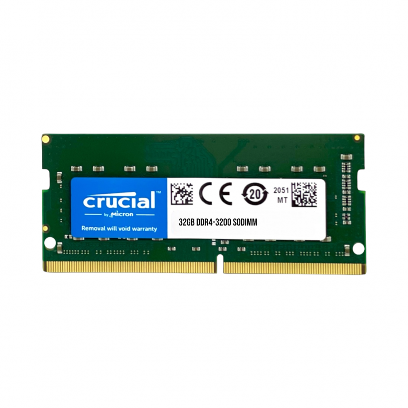 Memória Notebook DDR4 32Gb 3200MHz Crucial	