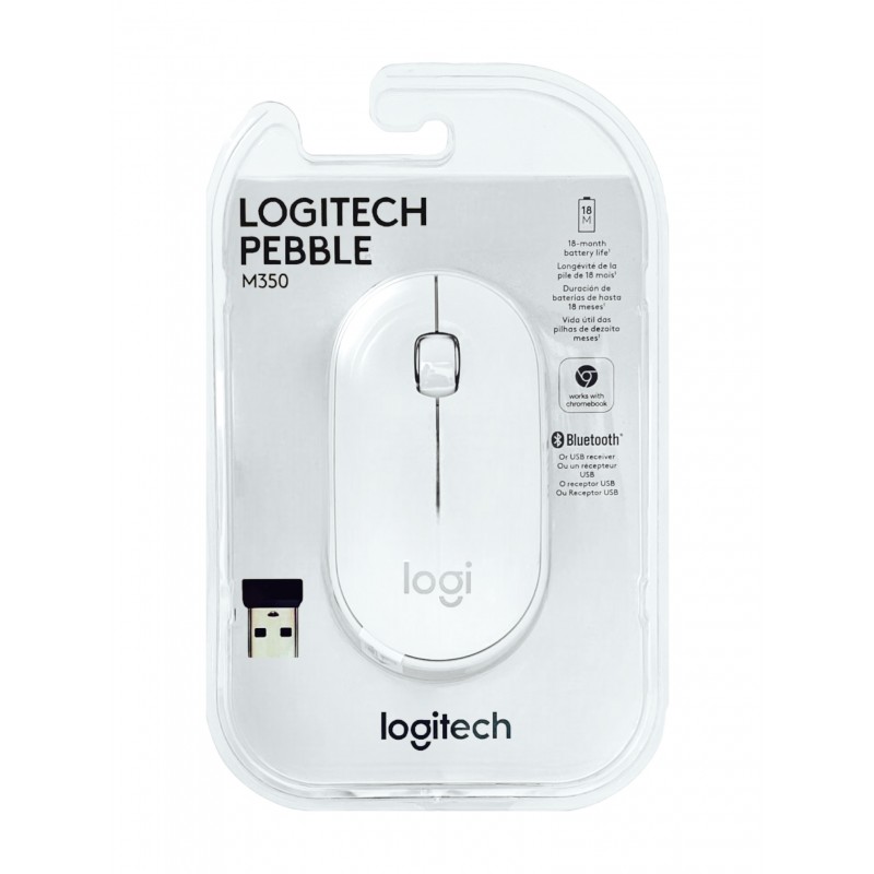 Mouse Bluetooth M350 Pebble Logitech