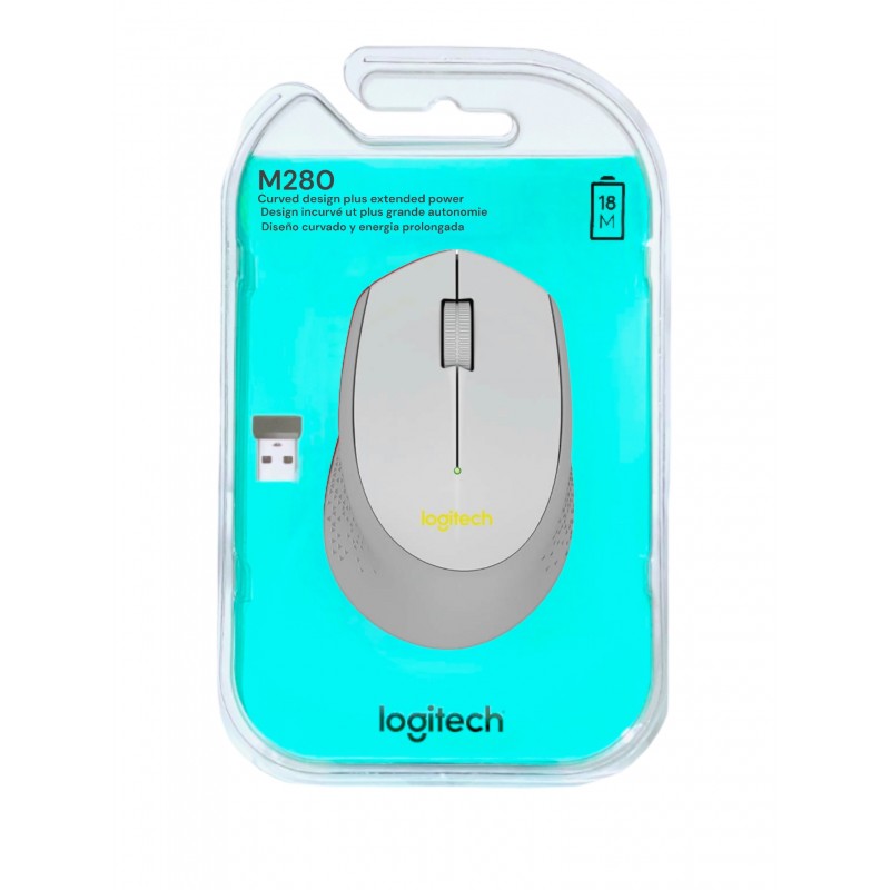 Mouse Sem Fio M280 Cinza Logitech