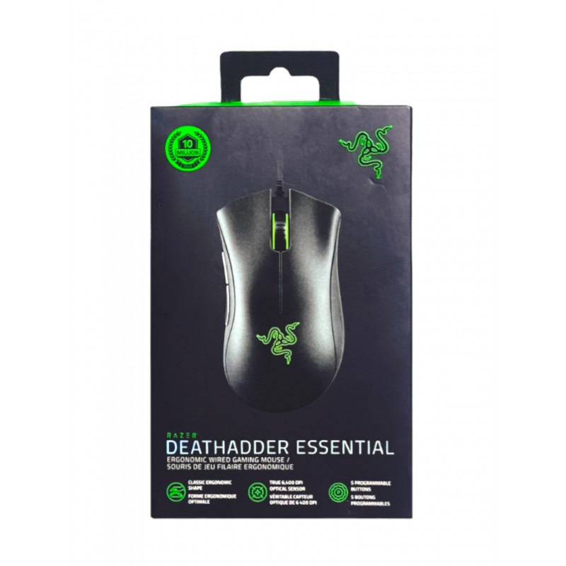 Mouse Com Fio Gamer Deathadder Essential Razer