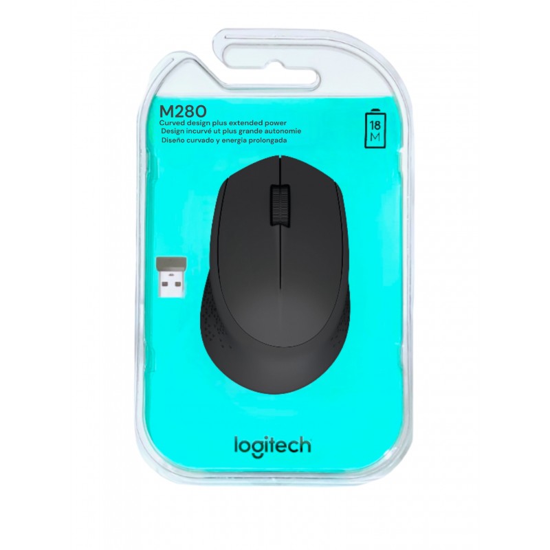 Mouse Sem Fio M280 Preto Logitech