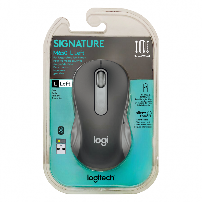 Mouse Bluetooth-Wireless Signature M650L Left Logitech 