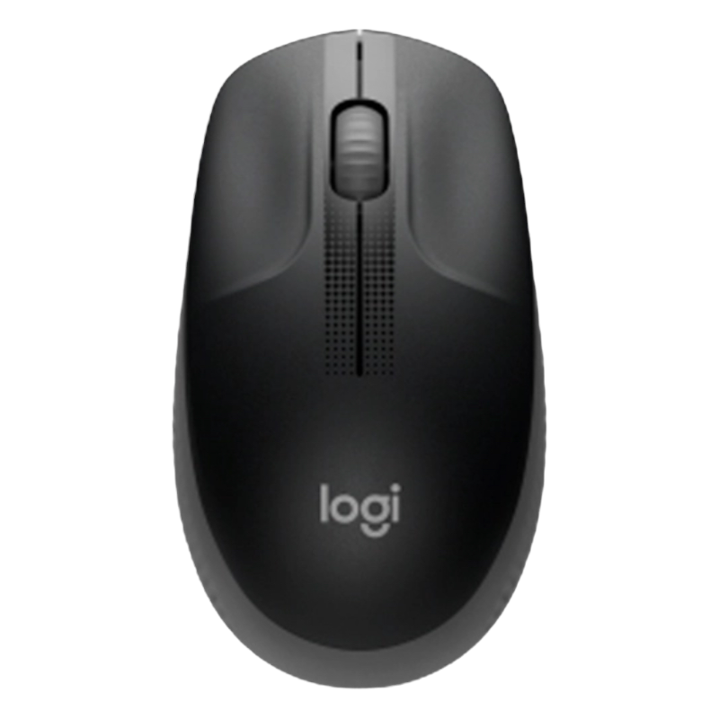 Mouse Sem Fio M190 Preto e Cinza Logitech 