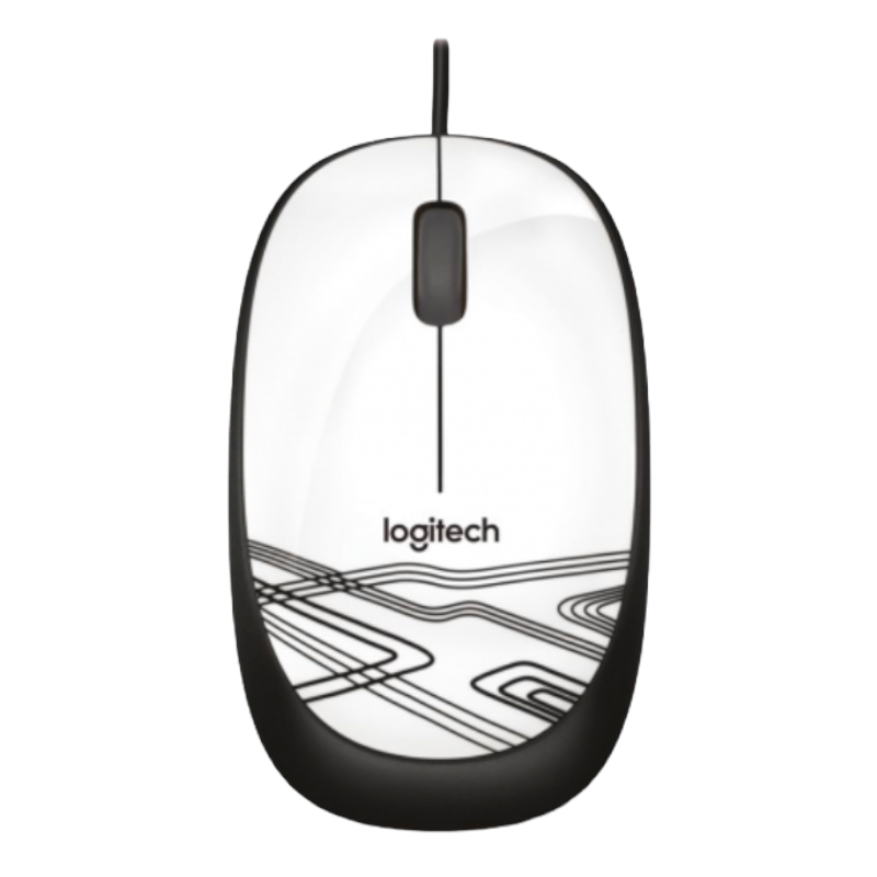 Mouse Com Fio M105 Branco Logitech 