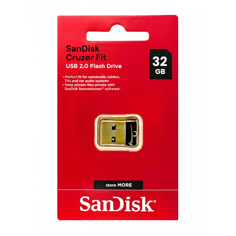 Pen Drive 32Gb Cruzer Fit Sandisk