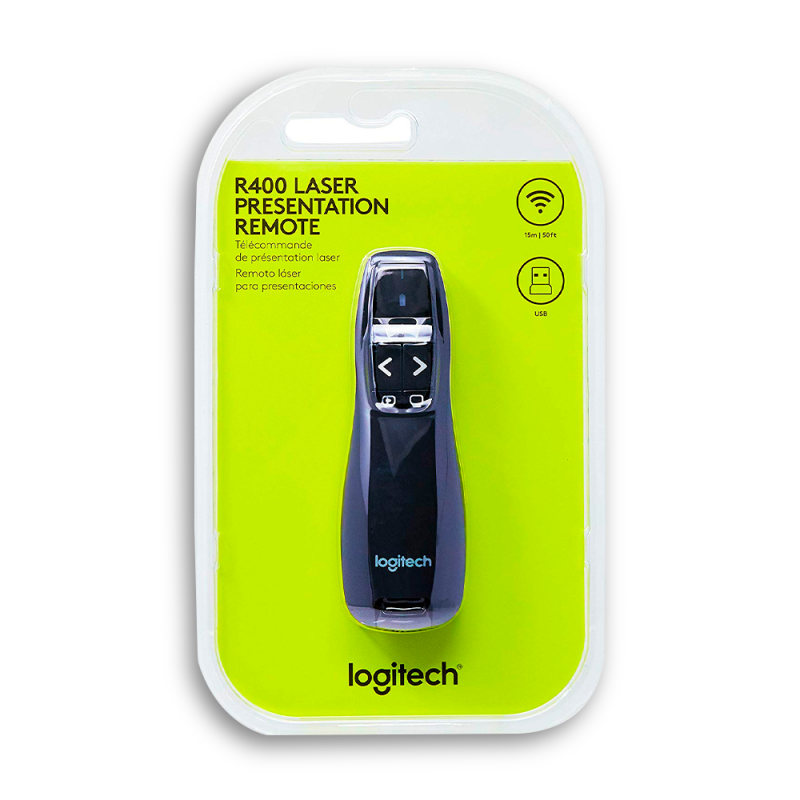 Apresentador de Slide Logitech R400