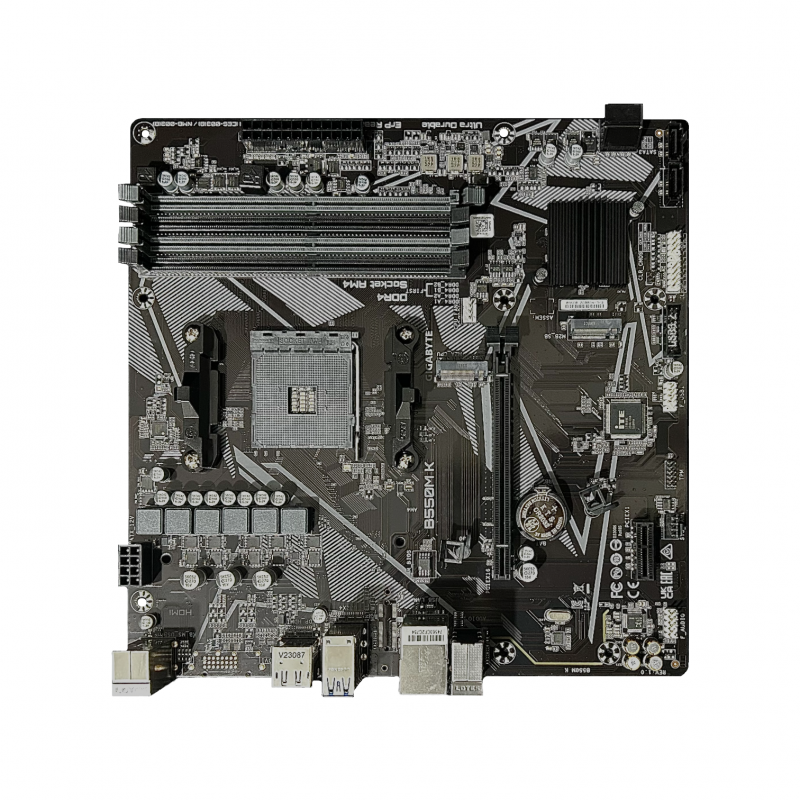 Placa Mãe B550M K AMD Ryzen AM4 Gigabyte