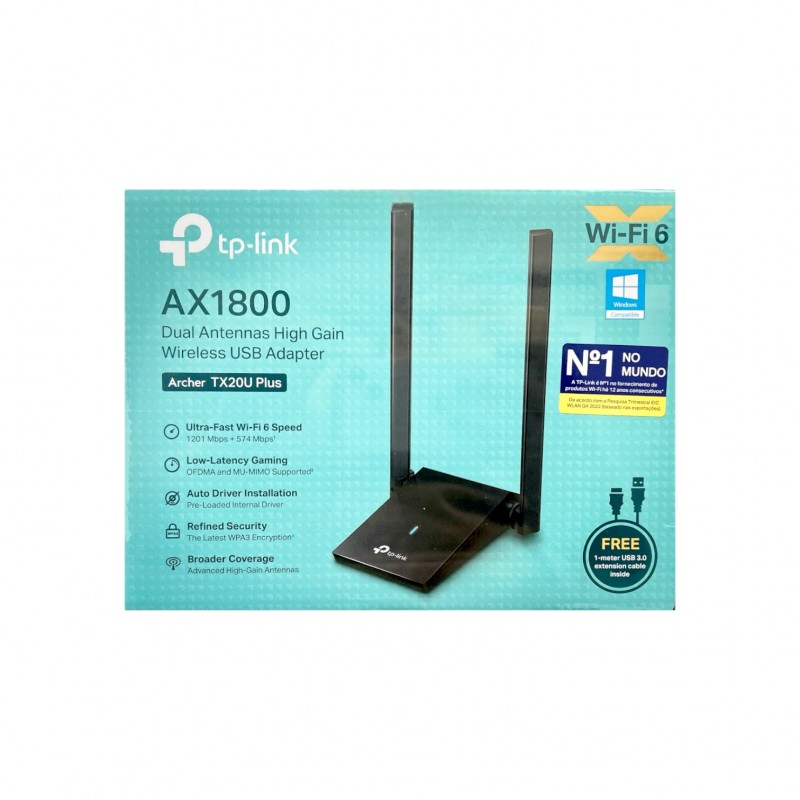 Adaptador Usb Wi-Fi AX1800 Archer TX20U Plus	