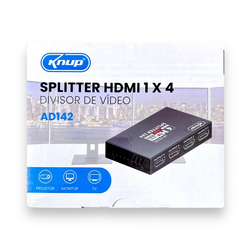 Splitter HDMI 1 X 4 KP-AD142