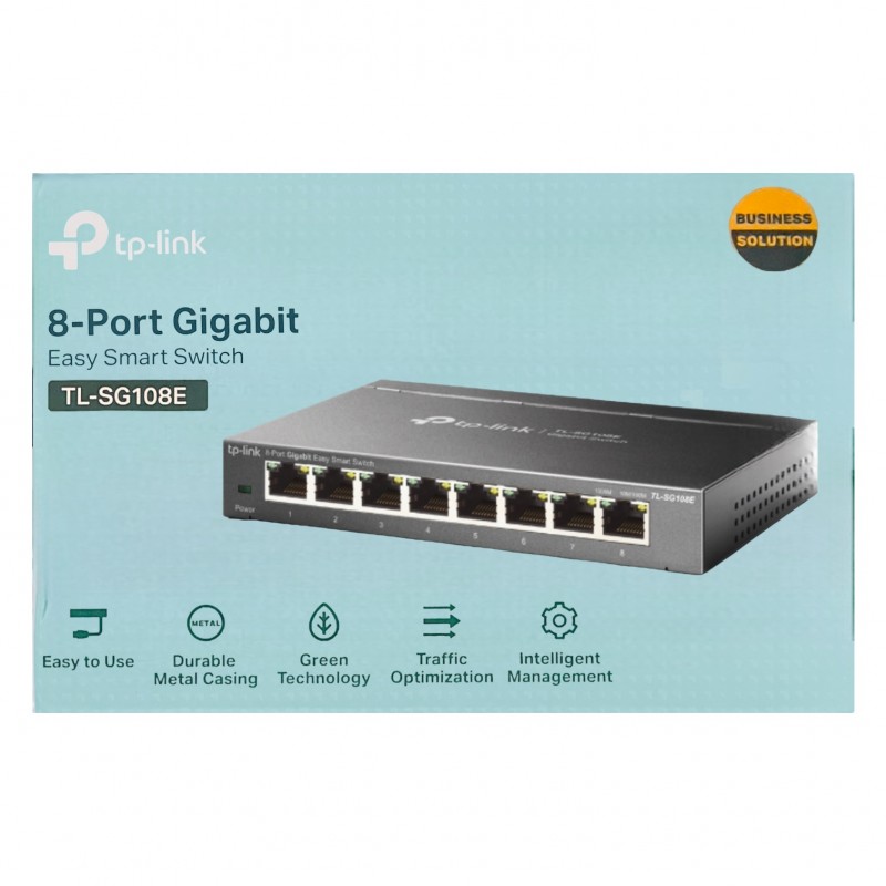 Switch 8 portas TL-SG108E Tp-Link