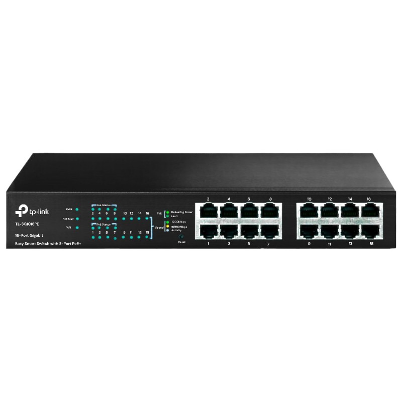 Switch 16 Portas Gerenciável  PoE TL-SG1016PE Tp-Link