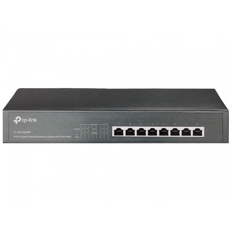 Switch 8 Portas Poe TL-SG1008MP 