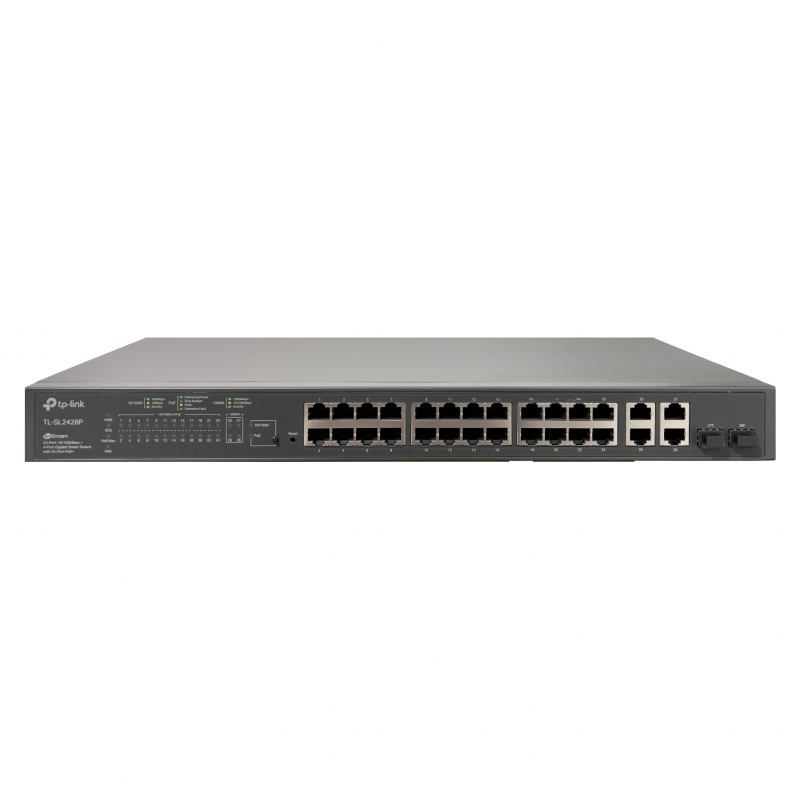 Switch 24 Portas PoE TL-SL2428P TP-Link