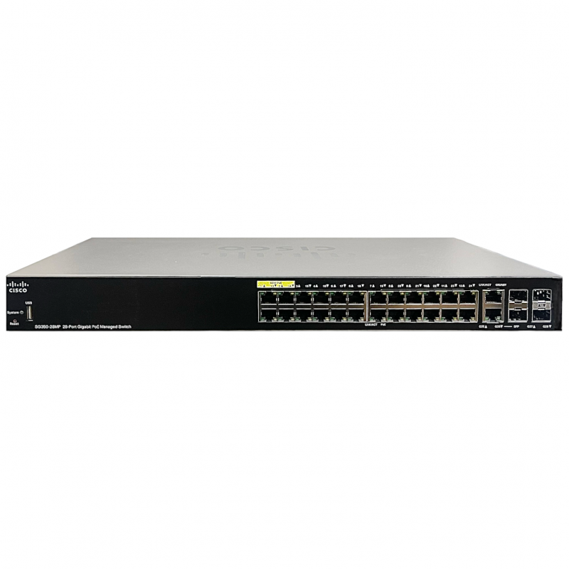 Switch 28 Portas Gerenciável PoE SG350-28MP Cisco