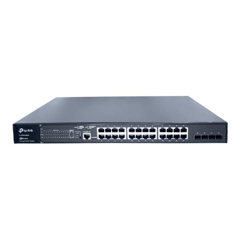 Switch 28 Portas Gerenciável PoE TL-SG3428MP Tp-Link 