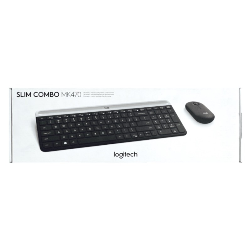 Kit Teclado e Mouse Sem Fio MK470 Logitech 