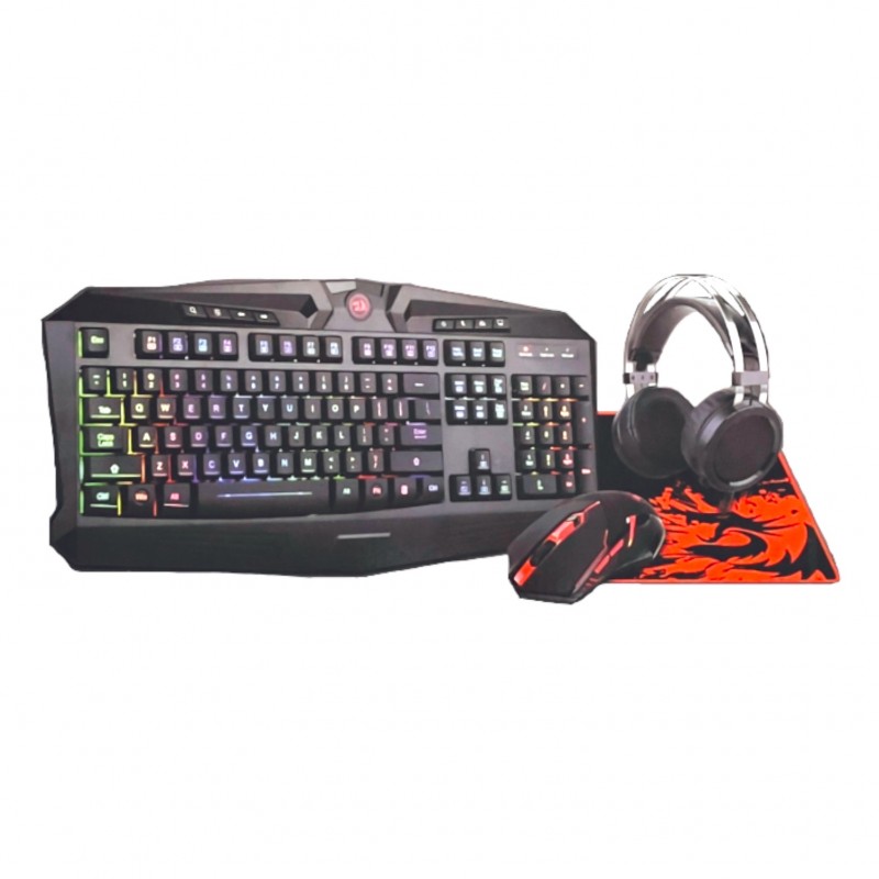 Combo Gamer 4 em 1 Redragon S112 