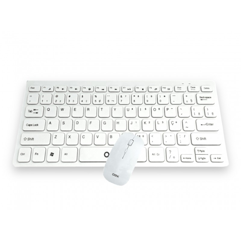 Kit Teclado e Mouse Sem Fio Slim TM405 Oex 