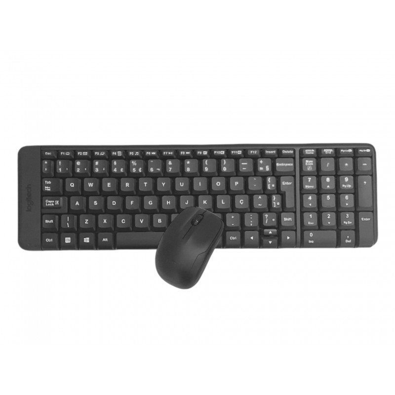 Kit Teclado e Mouse Sem Fio MK220 Logitech