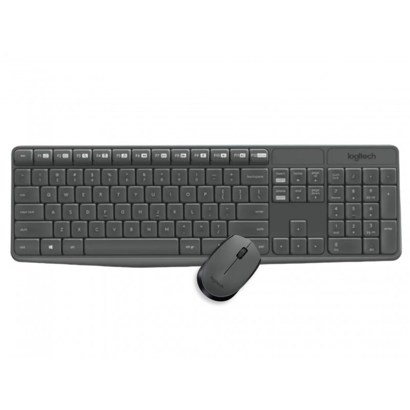 Kit Teclado e Mouse Sem Fio MK235 Logitech