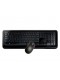 Kit Teclado e Mouse Sem Fio  850 Microsoft