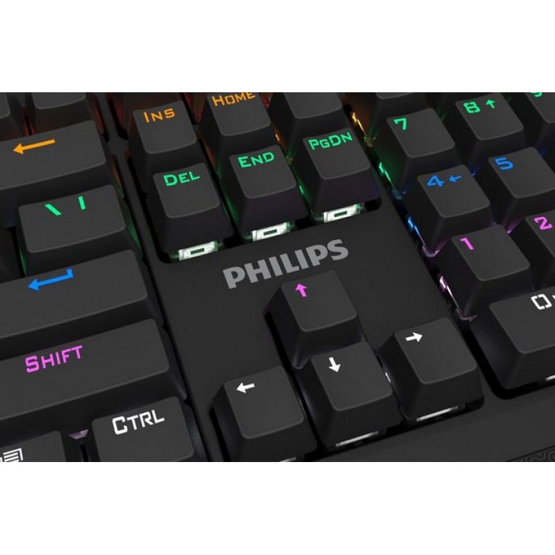 Teclado Com Fio Gamer Mecânico  SPK8403 Philips 