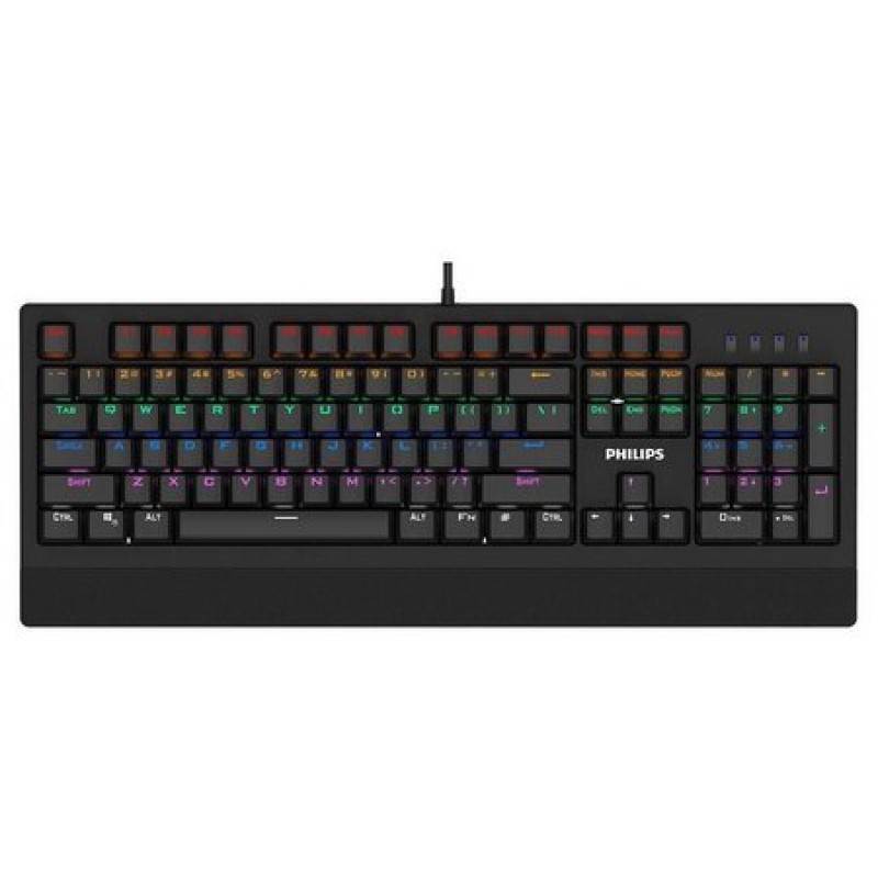 Teclado Com Fio Gamer Mecânico  SPK8403 Philips 