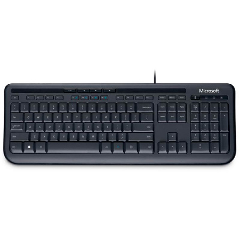 Kit Teclado e Mouse Com Fio Wired 600  APB-00005 Microsoft