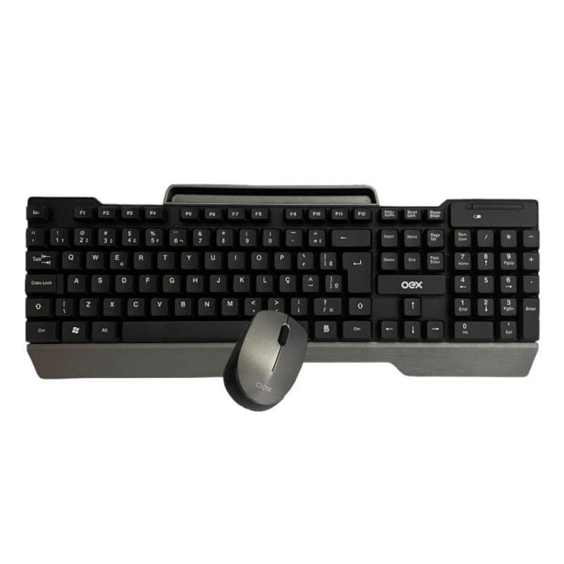 Kit Teclado e Mouse Sem Fio Office TM406 Oex 