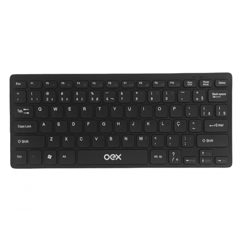 Kit Teclado e Mouse Sem Fio Slim TM405 Oex Preto