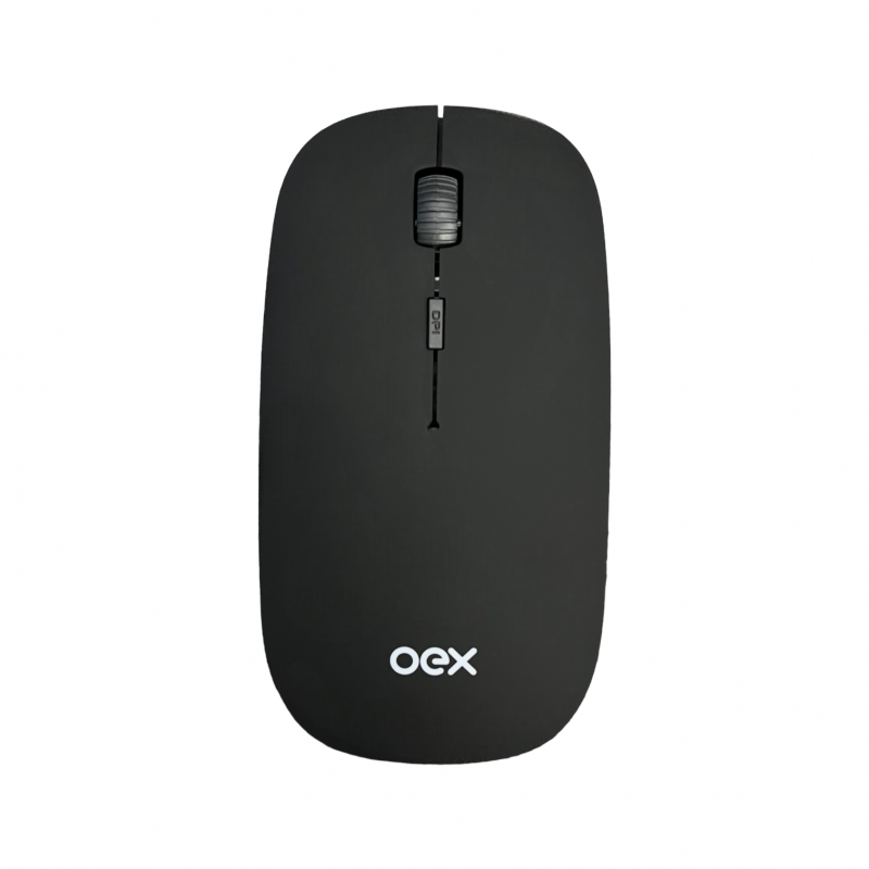 Kit Teclado e Mouse Sem Fio Slim TM405 Oex Preto