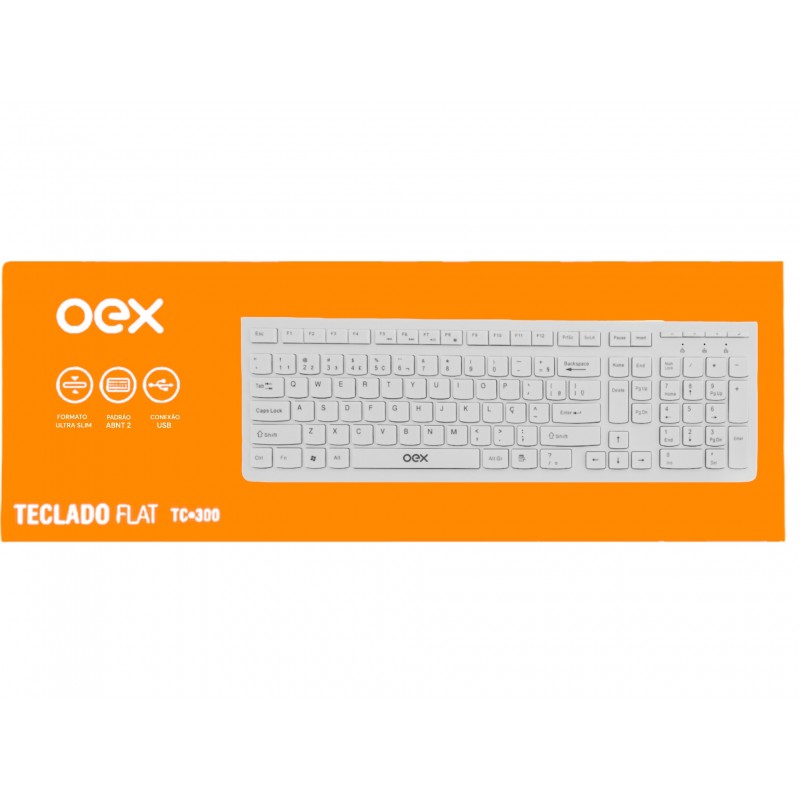 Teclado Com Fio Flat TC300