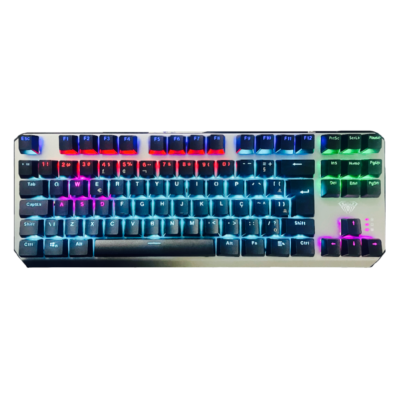 Teclado Com Fio Gamer Mecânico FZ067 Aula 