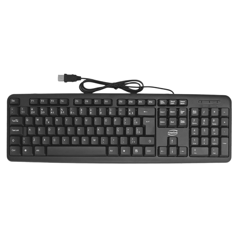 Teclado Com Fio  Level TC308 Preto